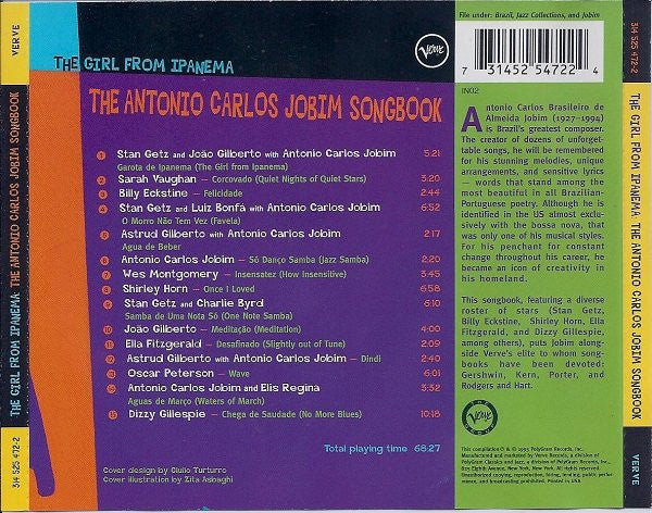 Various - The Girl From Ipanema: The Antonio Carlos Jobim Songbook (LP) - Velvet Music