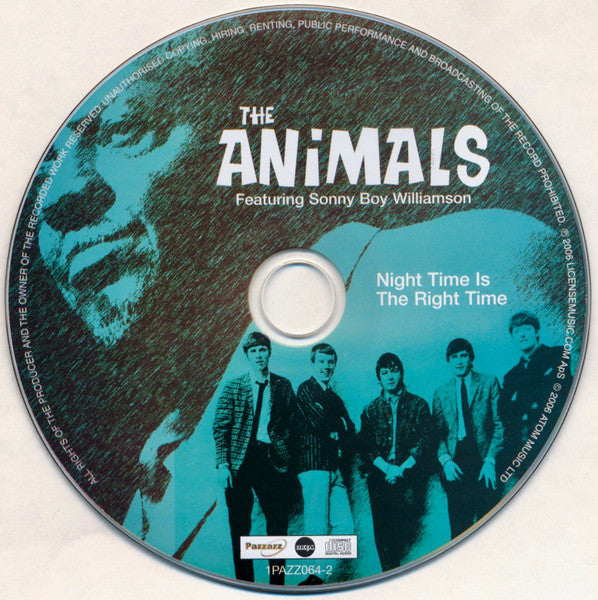 Animals, The Feat. Sonny Boy Williamson (2) - Night Time Is The Right Time (CD) - Velvet Music