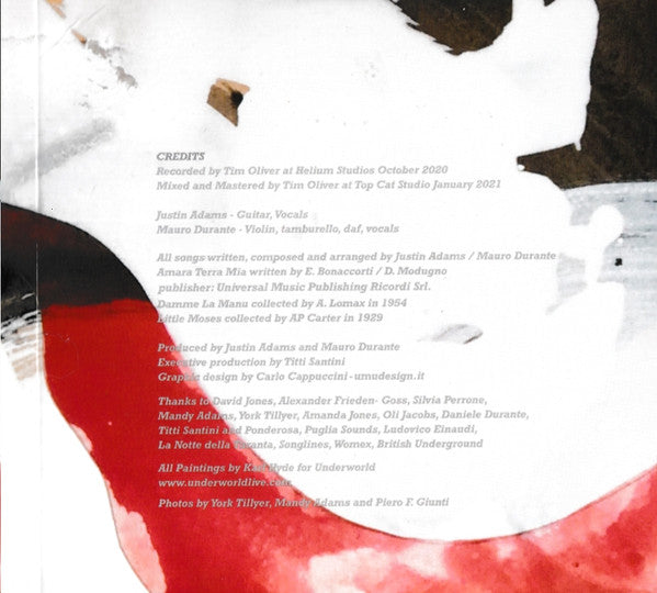 Justin Adams & Mauro Durante - Still Moving (CD d'occasion)