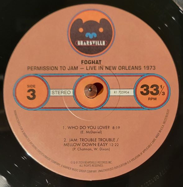 Foghat - Permission To Jam - Live In New Orleans 1973 (LP)