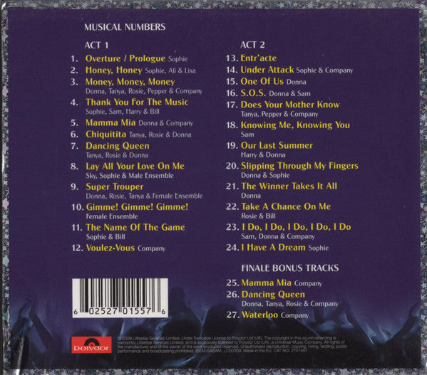 "Mamma Mia!" Original Cast - Mamma Mia! - The Smash Hit Musical Based On Songs Of ABBA "Celebrating A Decade Of London's Dancing (tweedehands CD) - Velvet Music
