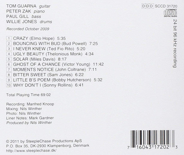 Tom Guarna - Bittersweet (tweedehands CD) - Velvet Music