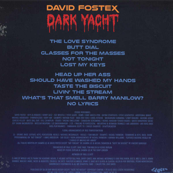 David Fostex - Dark Yacht (LP) - Velvet Music