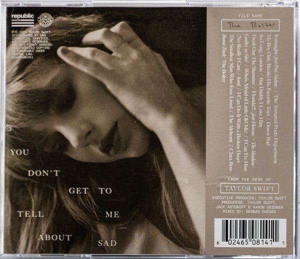 Taylor Swift - The Tortured Poets Department (CD)