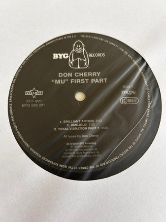 Don Cherry - "Mu" First Part (LP) - Velvet Music