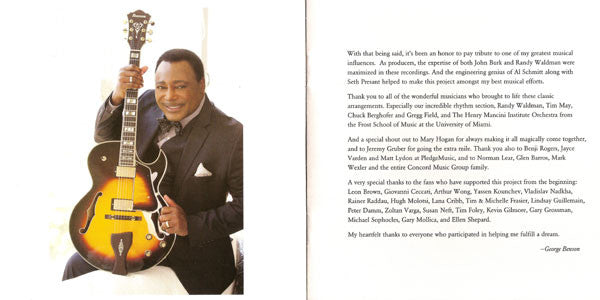 George Benson - Inspiration - A Tribute To Nat King Cole (tweedehands CD) - Velvet Music
