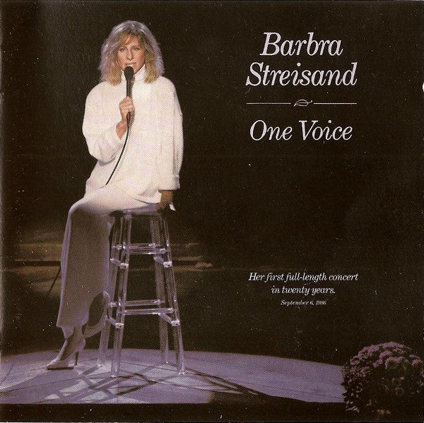 Barbra Streisand - One Voice (tweedehands CD) - Velvet Music