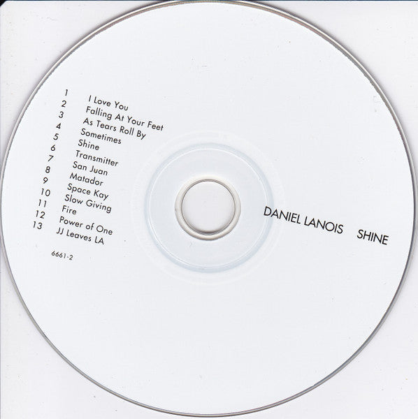 Daniel Lanois - Shine (CD) - Velvet Music