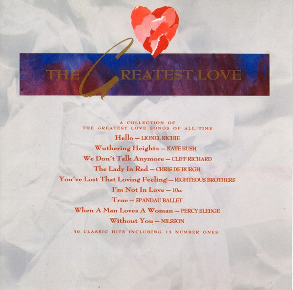 Various - The Greatest Love (tweedehands CD) - Velvet Music