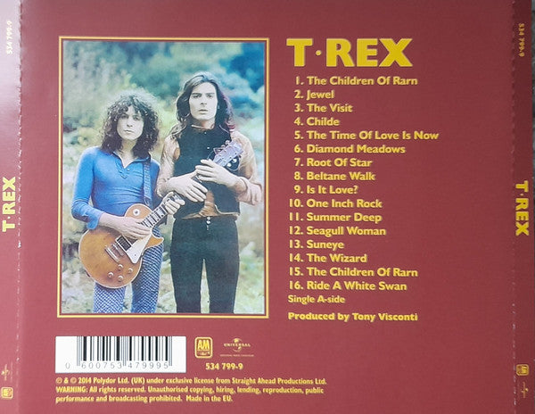 T. Rex - T. Rex (CD) - Velvet Music