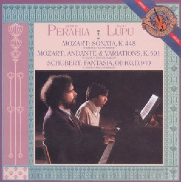 Murray Perahia - Mozart: sonata in d major for two pianos, k. 448; schubert: fantasia in f minor for piano, four hand (CD)
