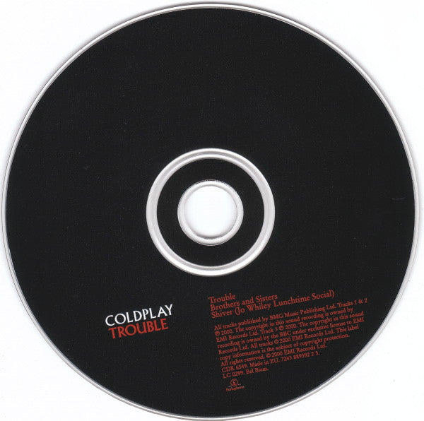 Coldplay - Trouble (CD d'occasion)