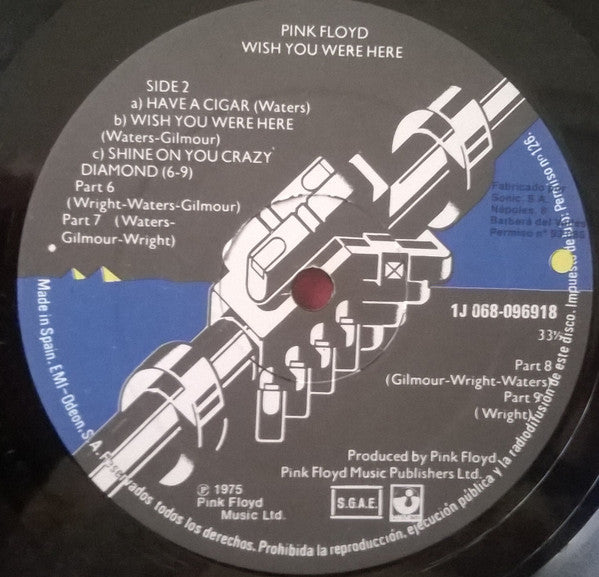 Pink Floyd - Wish You Were Here (tweedehands LP) - Velvet Music