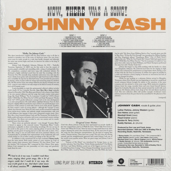 Johnny Cash - Now, There Was A Song! (LP)