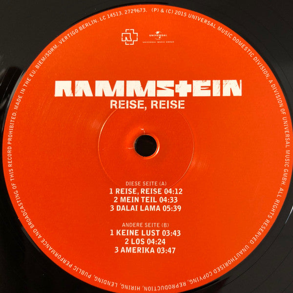 Rammstein - Reise, Reise (tweedehands LP) - Velvet Music