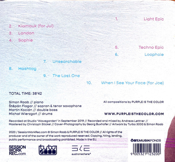 Purple is the Color - EPIC (tweedehands CD) - Velvet Music