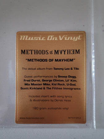 Methods Of Mayhem (2) - Methods Of Mayhem (LP) - Velvet Music