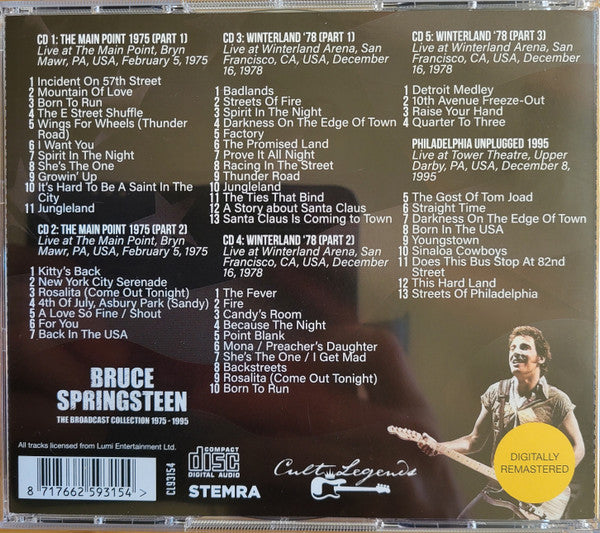 Bruce Springsteen - The Broadcast Collection 1975 - 1995 (CD) - Velvet Music