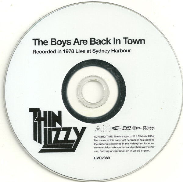 Thin Lizzy - The Boys Are Back In Town (tweedehands DVD)