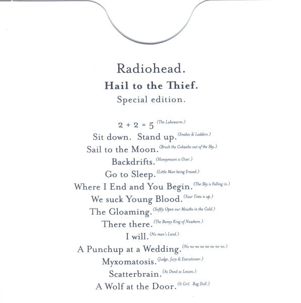 Radiohead - Hail To The Thief (tweedehands CD) - Velvet Music