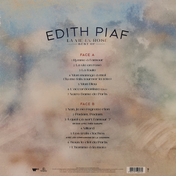 Edith Piaf - La Vie En Rose - Best Of (LP) - Velvet Music