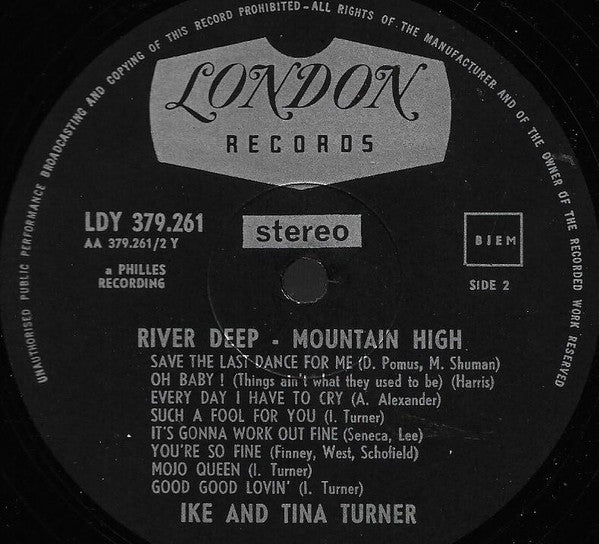 Ike & Tina Turner - River Deep - Mountain High (tweedehands LP) - Velvet Music