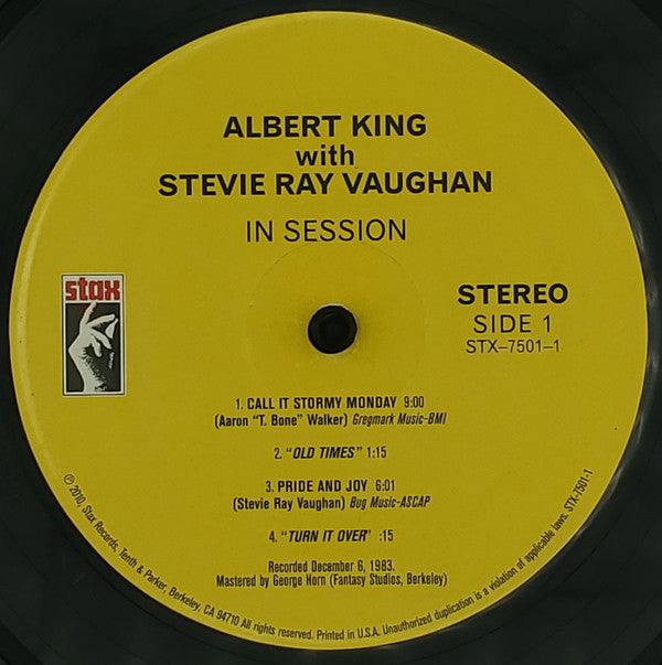 Albert King with Stevie Ray Vaughan - In session (CD) - Velvet Music
