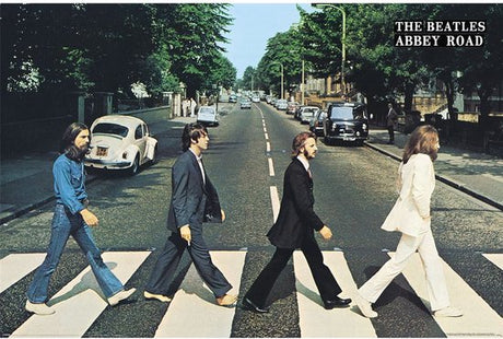 02. POSTER - THEA BEATLES ABBEY ROAD (Merchandise) - Velvet Music
