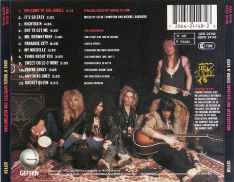 Guns N' Roses - Appetite For Destruction (tweedehands CD)