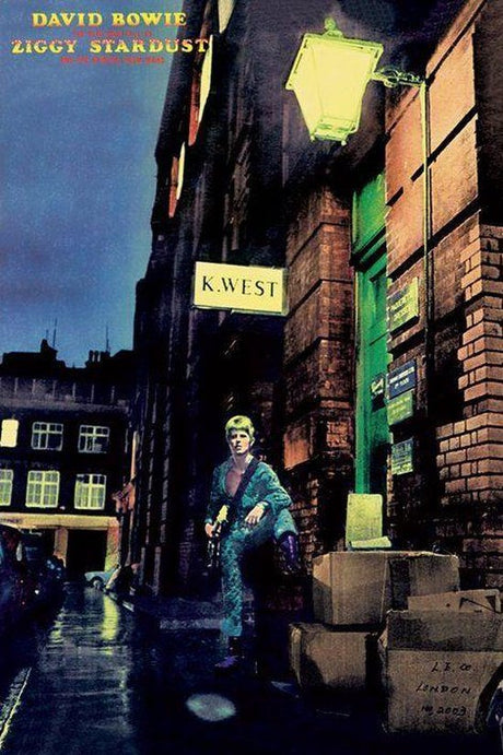 07. POSTER - DAVID BOWIE ZIGGY STARDUST (Merchandise) - Velvet Music