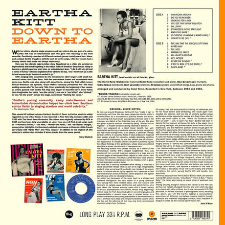 Eartha Kitt - Down To Eartha (LP) - Velvet Music