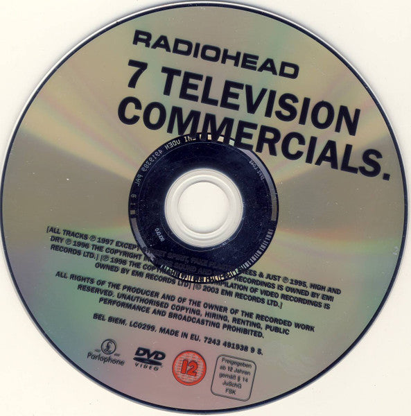 Radiohead - 7 Television Commercials (tweedehands DVD) - Velvet Music