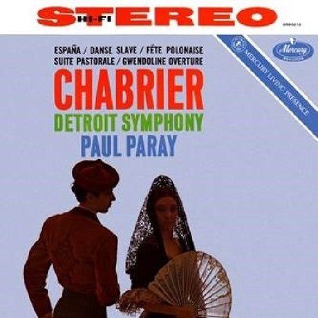 Paul Paray Detroit Symphony Orchestra - The music of chabrier (LP)