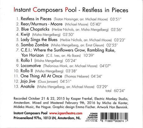 ICP Orchestra - Restless In Pieces (tweedehands CD)
