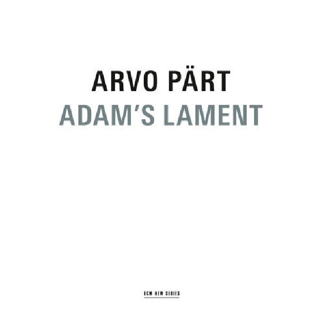 A. Part - Adam's lament (CD) - Velvet Music