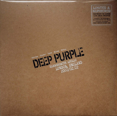 Deep Purple - Live in london 2002 (LP) - Velvet Music