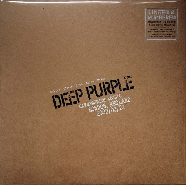Deep Purple - Live in london 2002 (LP) - Velvet Music