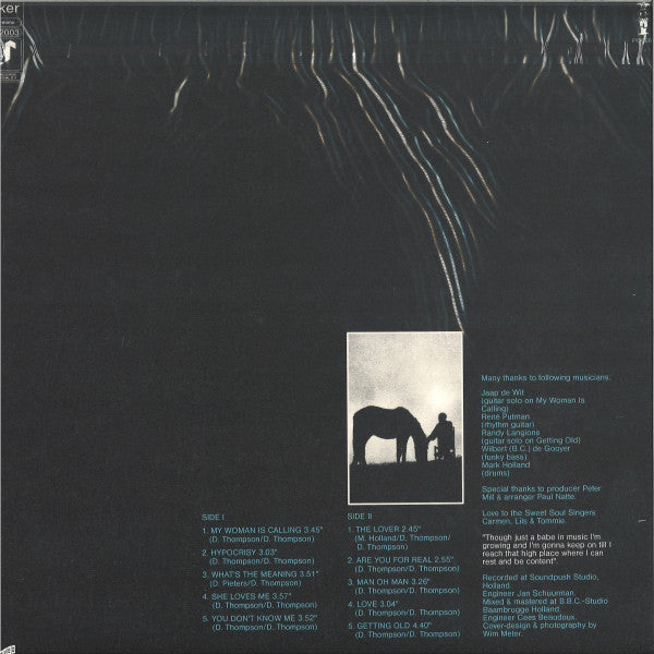 Dwight Thompson - Hypocrisy (LP) - Velvet Music
