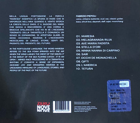Fabrizio Piepoli - Maresia (CD d'occasion)