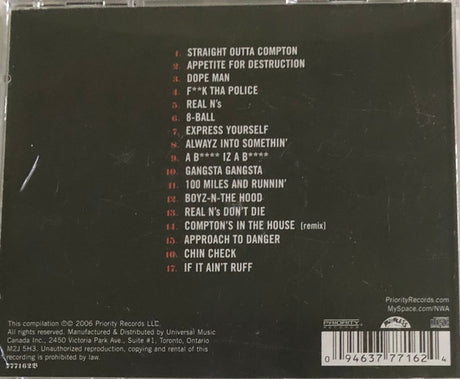 N.W.A. - The Best Of N.W.A "The Strength Of Street Knowledge" (CD) - Velvet Music