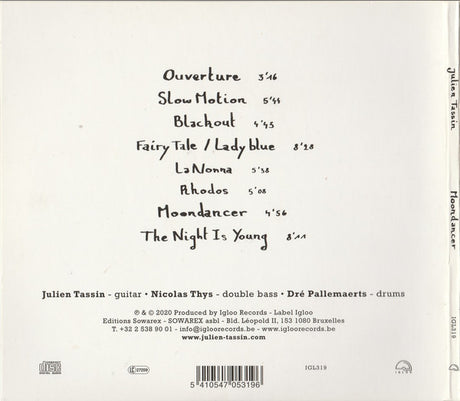 Julien Tassin - Moondancer (tweedehands CD) - Velvet Music