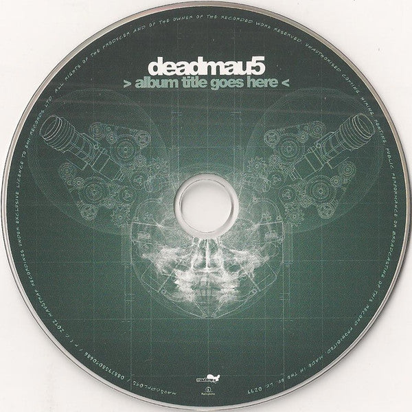 Deadmau5 - > Album Title Goes Here < (tweedehands CD) - Velvet Music