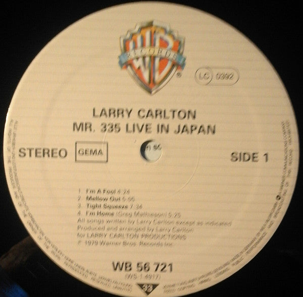 Larry Carlton - Mr. 335 - Live In Japan (tweedehands LP) - Velvet Music
