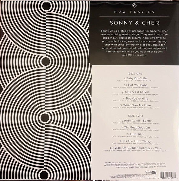 Sonny & Cher - Now Playing  (LP) - Velvet Music