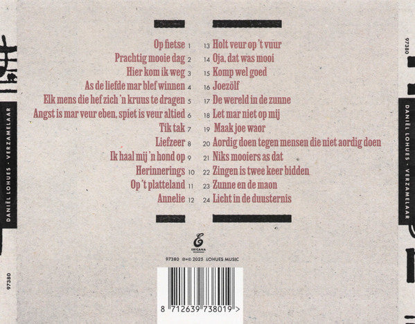 Daniël Lohues - Verzamelaar (CD) - Velvet Music