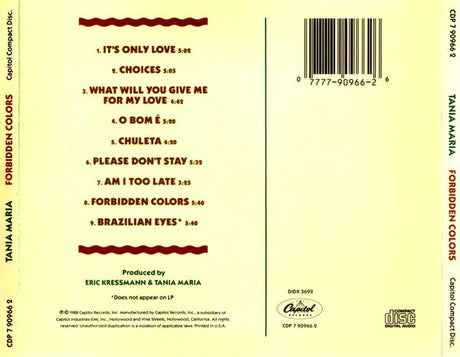 Tania Maria - Forbidden Colors (tweedehands CD)