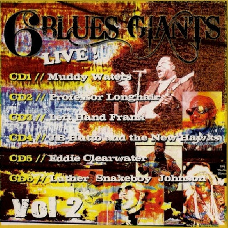 V/A (Various Artists) - 6 blues giants live 2 (CD) - Velvet Music