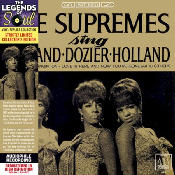 Supremes - Sing holland dozier holland (CD) - Velvet Music