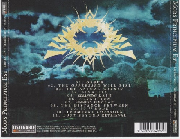 Mors Principium Est - Liberation = termination (CD)