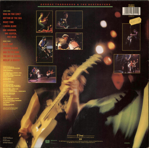 George Thorogood & The Destroyers - Live (tweedehands LP) - Velvet Music